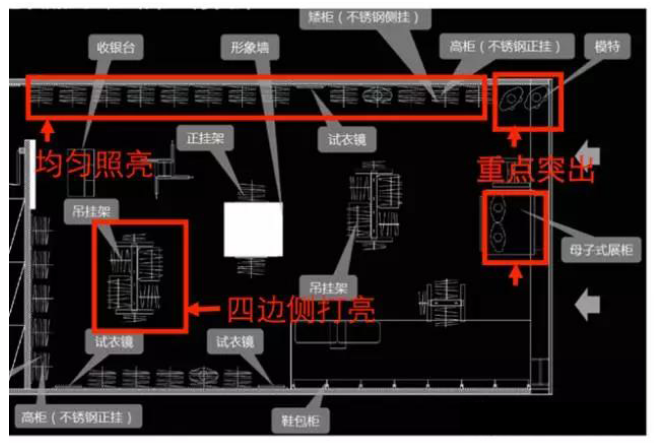 品牌服裝店鋪照明 品牌服裝店鋪照明