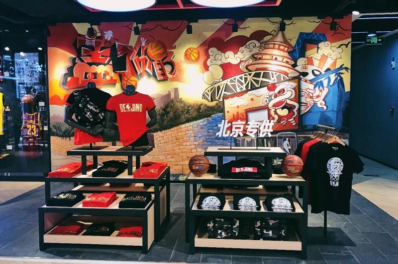軌道燈 應(yīng)用于NBA style服裝照明案例