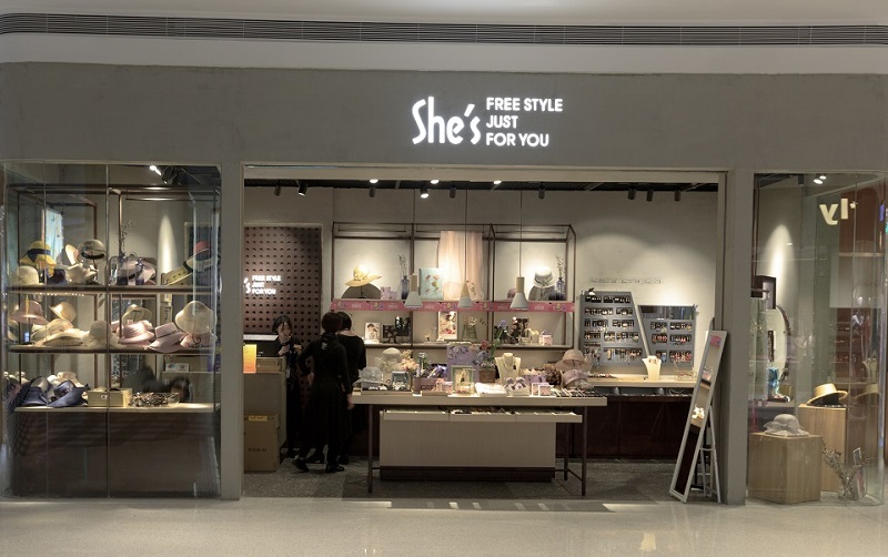 軌道射燈 應(yīng)用于She's茜子連鎖飾品店鋪照明案例